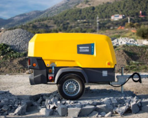 Atlas Copco 8 series mobile air compressor