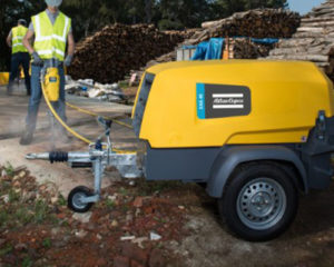 Atlas Copco 8 Series mobile air compressor