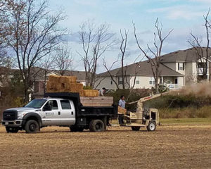 FINN Straw Blower in application