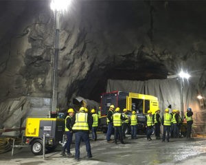 Atlas Copco Products used in a mine