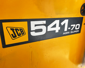 2012 JCB 541-70 Telehandler sticker