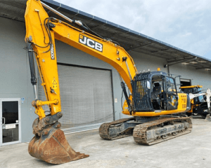 2016 JCB JS200SC HYDRAULIC EXCAVATOR Left hand view